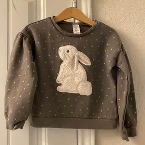 Carter’s bunny & stars pullover sweatshirt - 4T
